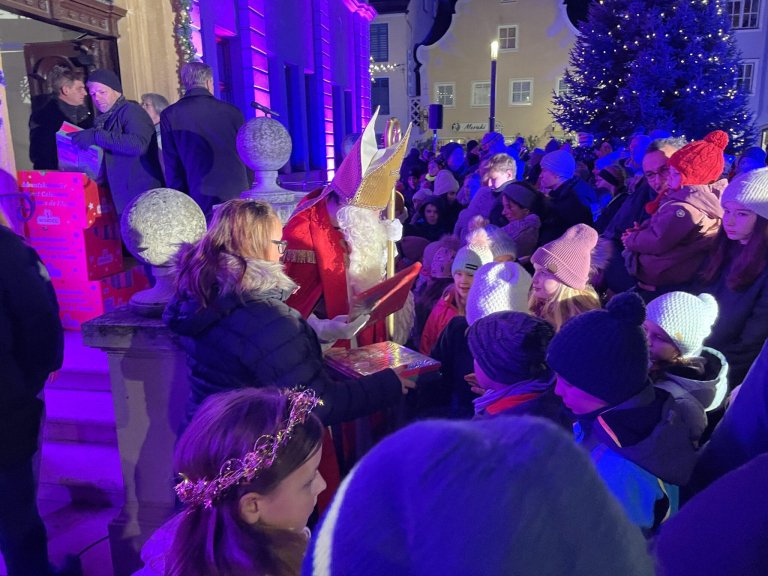 Nikolausbesuch bei der Illumination